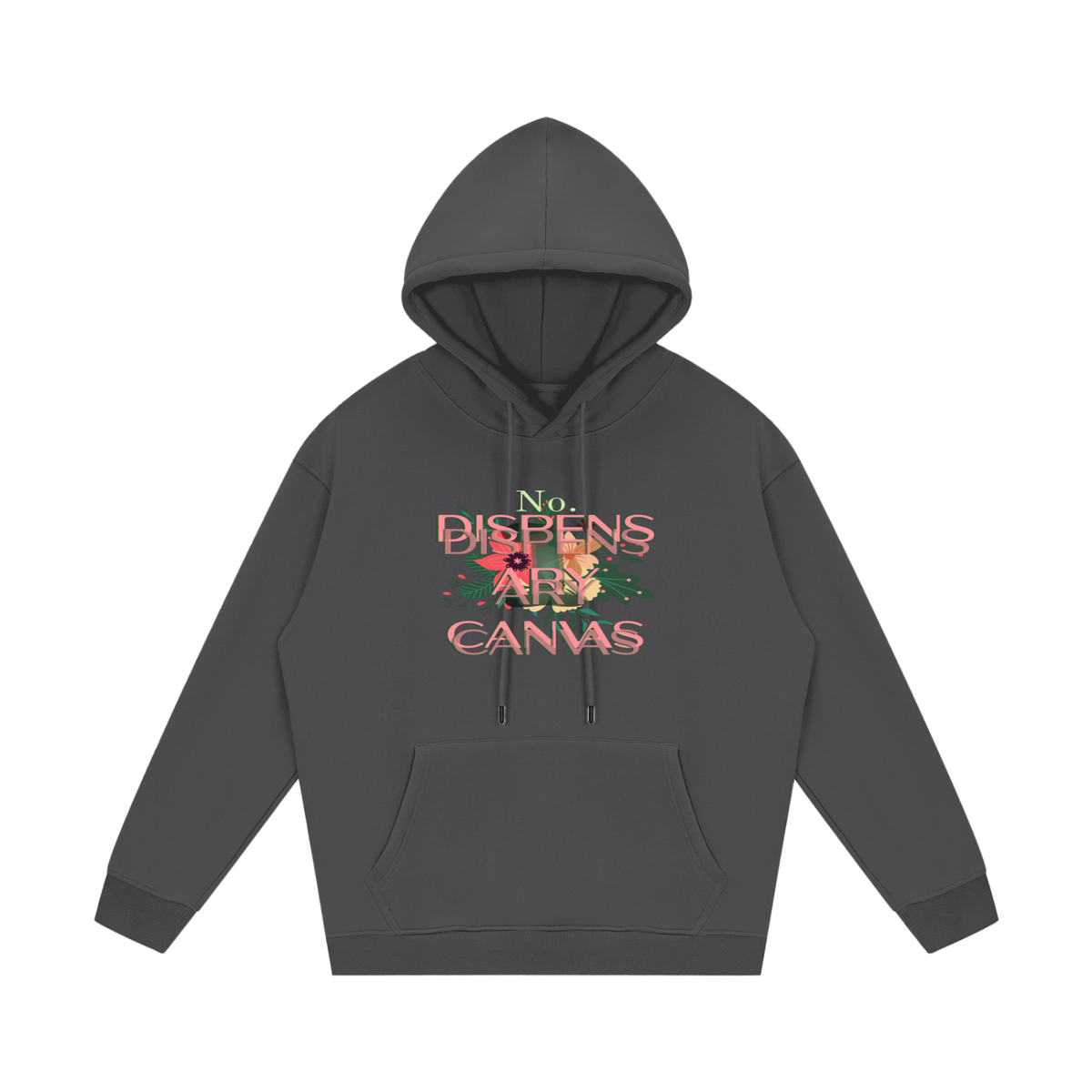 Dispensary Canvas Streetwear Unisex Fleece Hoodie – Cannabis Drop Graphic